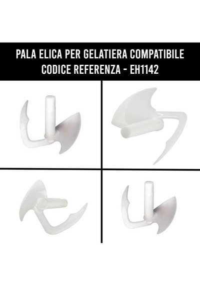 Delonghi Dondurma Makinesi Gc5000 Gc6000, Im6000, Ick5000 Ick6000 Ick8000 İle Uyumlu Pervane