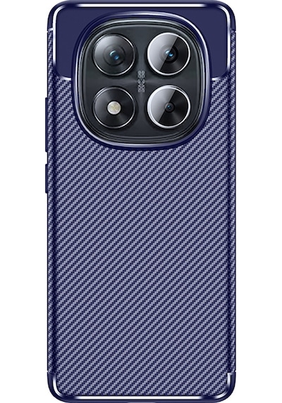 Zore Redmi Note 14 Pro Plus Kılıf Omsy Negro Silikon Kapak - Lacivert