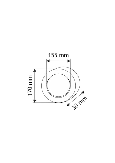 Helıos Hs 1028 24watt Ayarlanabilir Sıva Altı Yuvarlak Backlight