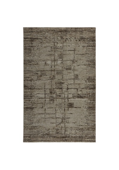 Vivanni Home Ashlynn Polyester Vintage Halı Pamuk Atkı Tabanlı Modern Dokuma Ev Halısı Bej - Vizon