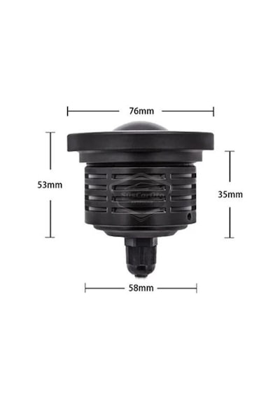 Opel Corsa C 2000-2006 Uyumlu Üniversal Mercekli Angel Sis Farı Metal Su Geçirmez 76 Mm Turu Halkalı Gündüz Farı Sis Farı 55977160