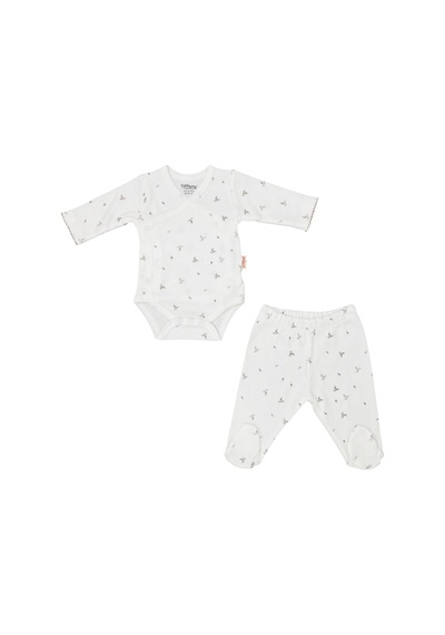 Tiffany Baby & Kids Tiffany Baby Olive Branch Theme Kruvaze Body Set 46020 Ekru