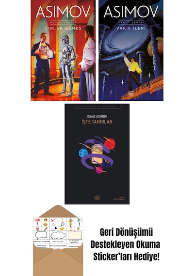 Çıplak Güneş Robot Serisi 2. Kitap + Vakıf İleri Vakıf Serisi 7. Kitap + İşte Tanrılar