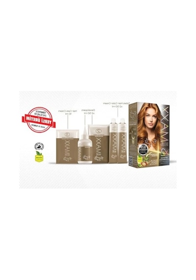 Keratin İçeren Saç Boyası - 2 X 50 Ml Altın Karamel Renk