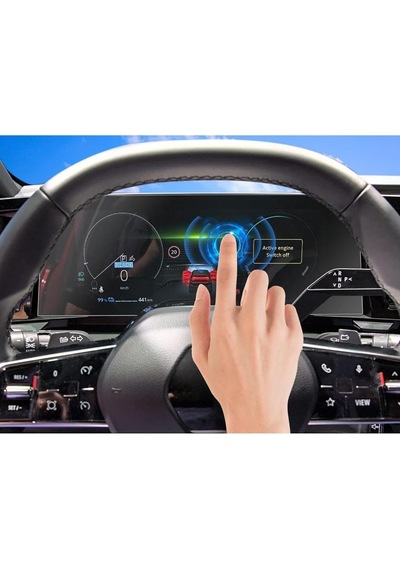Renault Austral 12.3 İnç Dijital Gösterge İle Uyumlu Mat Ekran Koruyucu Standart