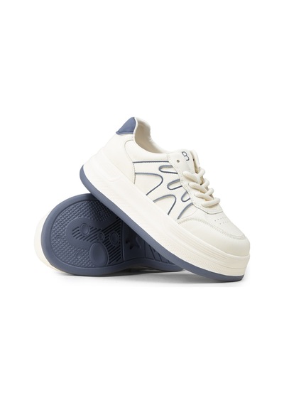 Deery Kadın Mavi Beyaz Sneaker Ayakkabı - K1064zmvıc01 mavi