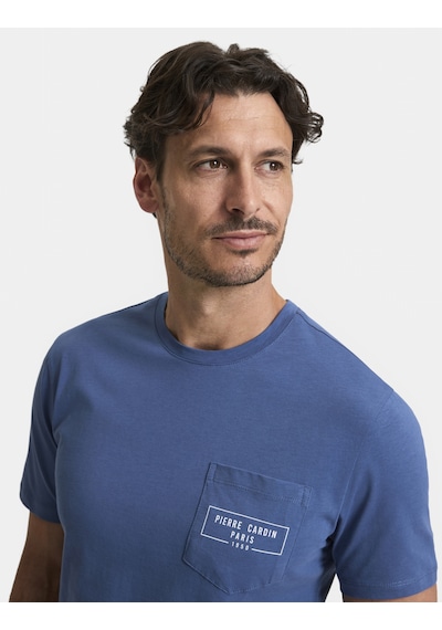 Pierre Cardin Erkek İndigo Tişört 50327866-vr028