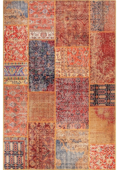 Artloop Jazz Şönil Dokuma Pamuk Polyester Multi Halı Al 16