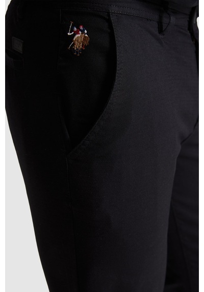 U.S. Polo Assn. U.s. Polo Assn. Erkek Siyah Pantolon Kanvas-chino 50322310-vr046