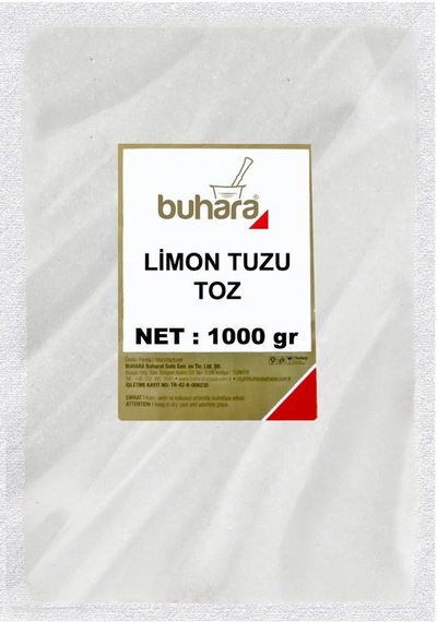 Buhara Limon Tuzu Toz 1 KG