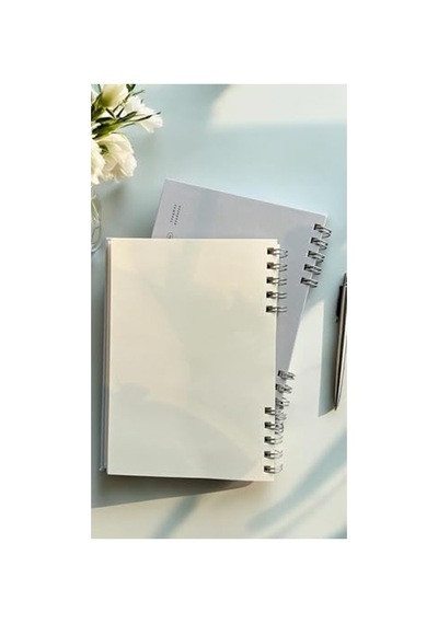 A5 Çizgisiz Defter, 80 Yaprak, 4 Renk Seçeneği İle