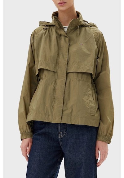 Tommy Hilfiger Bayan Ceket Ww0ww46444 Rfn Koyu Haki Koyu Haki