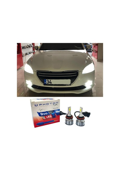 Peugeot 301 Led Xenon Kısa Far Ampulü H7 Duo Yeni Seri Beyaz 2012-2017