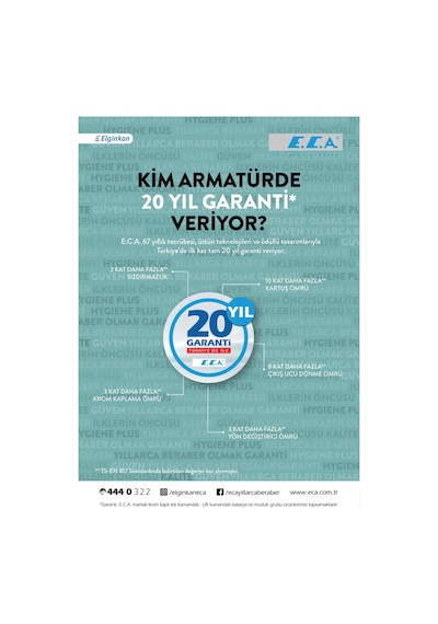 E.c.a Delta Mutfak Eviye Bataryası Tezgah Üstü Eviye Bataryası 102118114 Krom