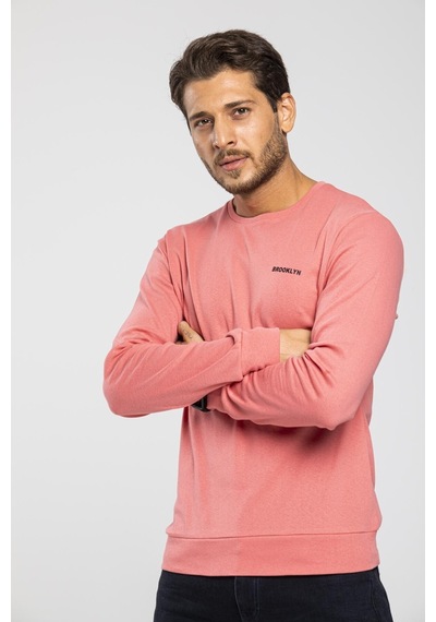 Erkek Bisiklet Yaka Slim Fit Sweatshirt Spr2019k18 001