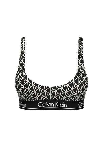 Calvin Klein Kadın Siyah-beyaz Bikini Üstü Lv00q61207 32n-15958