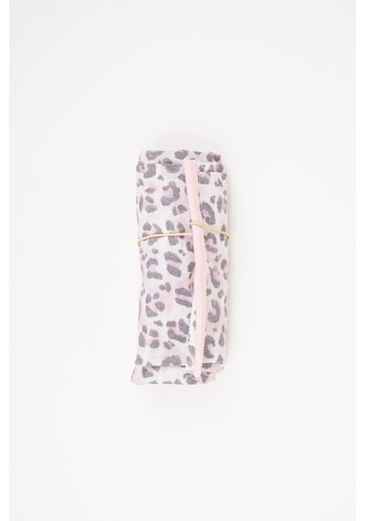 Fabric Craft Bag Yemek Taşıma Çantası Duck Kumaş Katlanabilir Büyük Boy Mutfak Taşıma Çantası Pembe - Gri