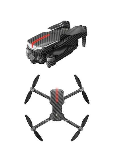 C13s Ultra Karbon Desenli Çift Kameralı Drone 360 Roll, Tek Tuş Kalkış/iniş, Hd Kamera