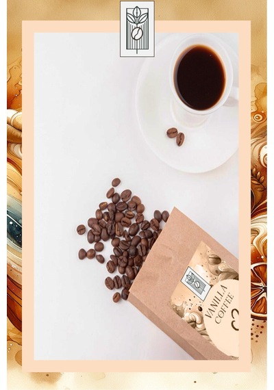 Vanilla Bean Coffee 200g, Vanilya Aromalı Çekirdek Kahve Çekirdek Kahve