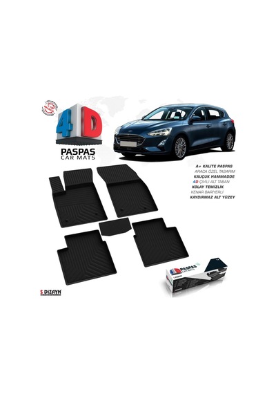 Ford Focus C519 4 Hb 4d Havuzlu Paspas 2018 Ve Üzeri A+kalite