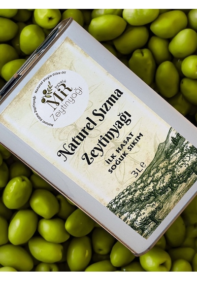 Mr Ilk Hasat Soğuk Sıkım Naturel Sızma Zeytinyağı 3 L