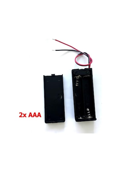 Electroon 2Xaaa Ince Kalem Pil Kutusu Kapaklı - 5Adet