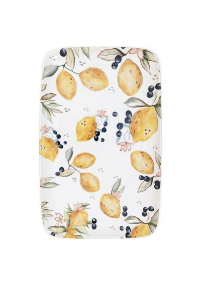 The Mia Limoncello Dikdörtgen Servis 35x16 Cm Lmn021 Çok Renkli