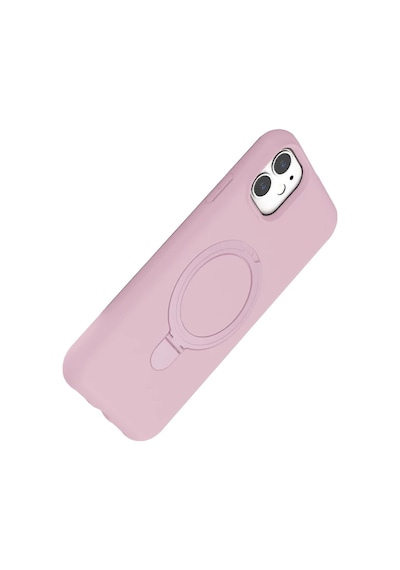 Apple İphone 11 Regal Magsafe Standlı Kapak - Açık Pembe 0.2M-Çok Renkli