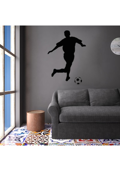 Sporcu Folyo Sticker Derstve46118 30cm Uzunluk Siyah