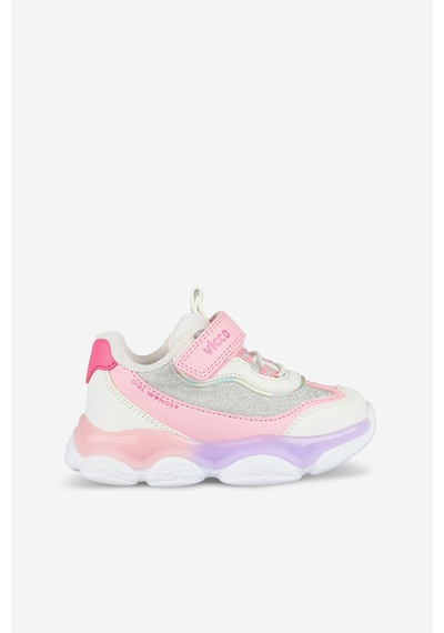 Vicco Salvador Kız Çocuk Okul Öncesi Işıklı Rahat Sneaker Beyaz