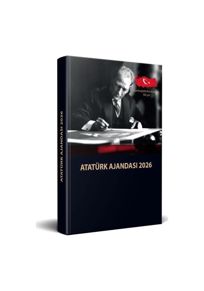 2026 Atatürk Ciltli Ajanda Ve Müzkli Ve Işıklı İzmir Marşı Kar Küresi Açık Gri