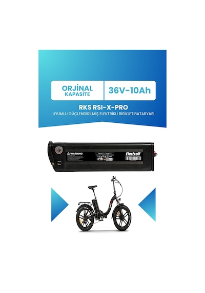 Rks Rsı-x-pro Uyumlu 36v 10ah Güçlendirilmiş Batarya