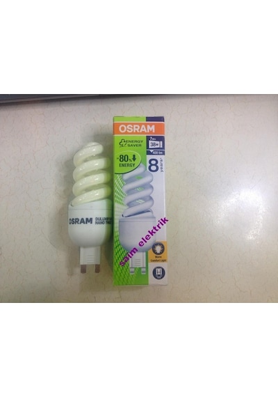 5 Adet Osram G 9 Tas.Lamba 7W 38W 400 Lümen 2700 Kelvin Sarı