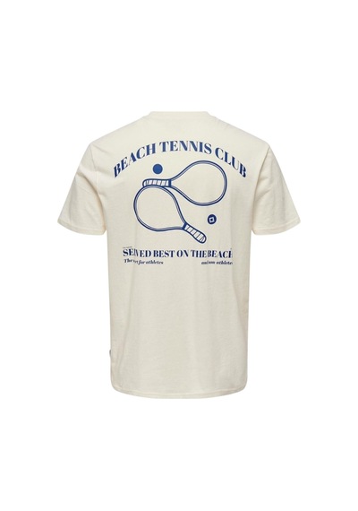 Only Erkek Beyaz T-shirt 22026062 Beyaz