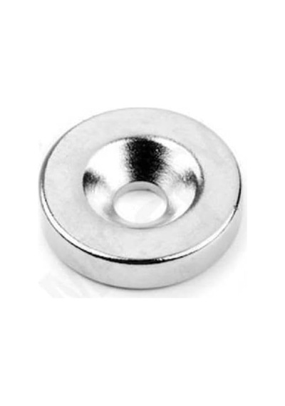 Hobialem 10 Adet - Havşa Delikli, Neodyum Mıknatıs, 15x3 Mm, Çok Güçlü Magnet