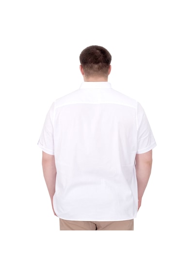 Mode Xl Büyük Beden Erkek Gabardin Gömlek Everyday Essentials U25602 Beyaz Beyaz