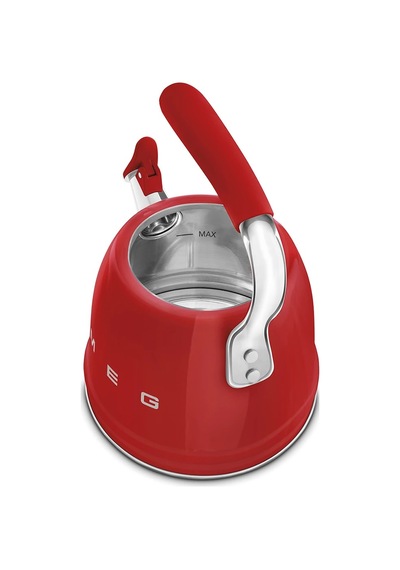Smeg CKLW2001RD 50's Style Retro Kırmızı Düdüklü Kettle