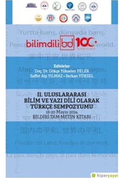 Iı. Uluslararası Bilim Ve Yazı Dili Olarak Türkçe Sempozyumu 1...