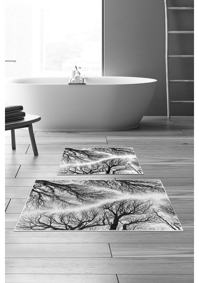 Alanur Trend Kaymaz Taban Dijital Banyo Takımı Kt449 Siyah