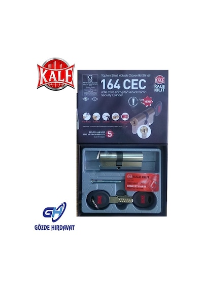Kale 164 Cec Tüpten Şifreli Yüksek Güvenlik Silindir Barel 68 Mm