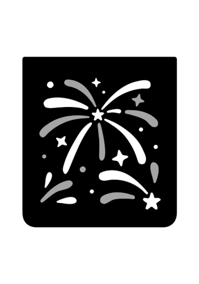 Samsung Galaxy Uyumlu Z Flip8 Flipsuit Kılıf (Fireworks)