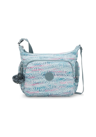 Kipling Kıplıng Gabb Orta Boy Omuz Çantası Desenli Palmtree Leaves Desenli Çok Renkli