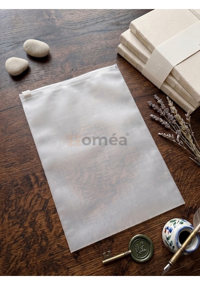 10 Lu Fermuarlı Organizer Çanta Seti 20x30 Cm Çok Amaçlı Makyaj, Seyahat Ve Düzenleme Çantası Şeffaf