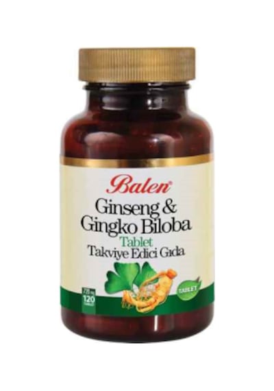 Balen Ginseng & Gingko (Ginkgo) Biloba Tablet (120 Tablet 720 MG)