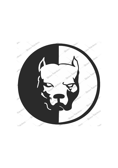 Pitbull Köpek Sticker 00998 Pitbull Köpek Sticker 00998