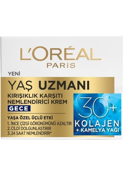 L'Oreal Paris  30+   Gece Kremi 50 ML