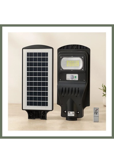 Bezos 100w 6500k Solar Sensörlü Sokak Lambası Bezos1
