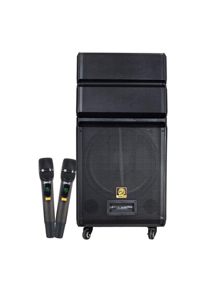 Powermaster Shile Sl-1612b İki El Mikrofonlu Kumandalı Usb+sd+bt+fm Taşınabilir Hoparlör