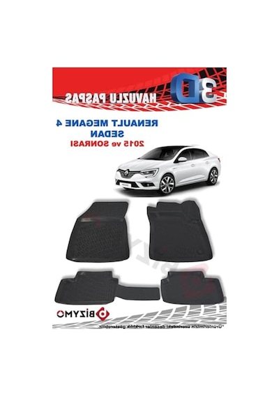 3d Paspas Takımı, Renault Megane 4 Sedan 2015 Sonrası Açık Bej