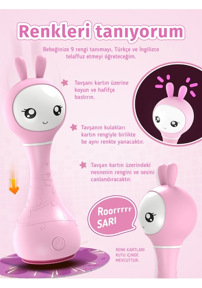 Alilo Akıllı Tavşan Pembe
